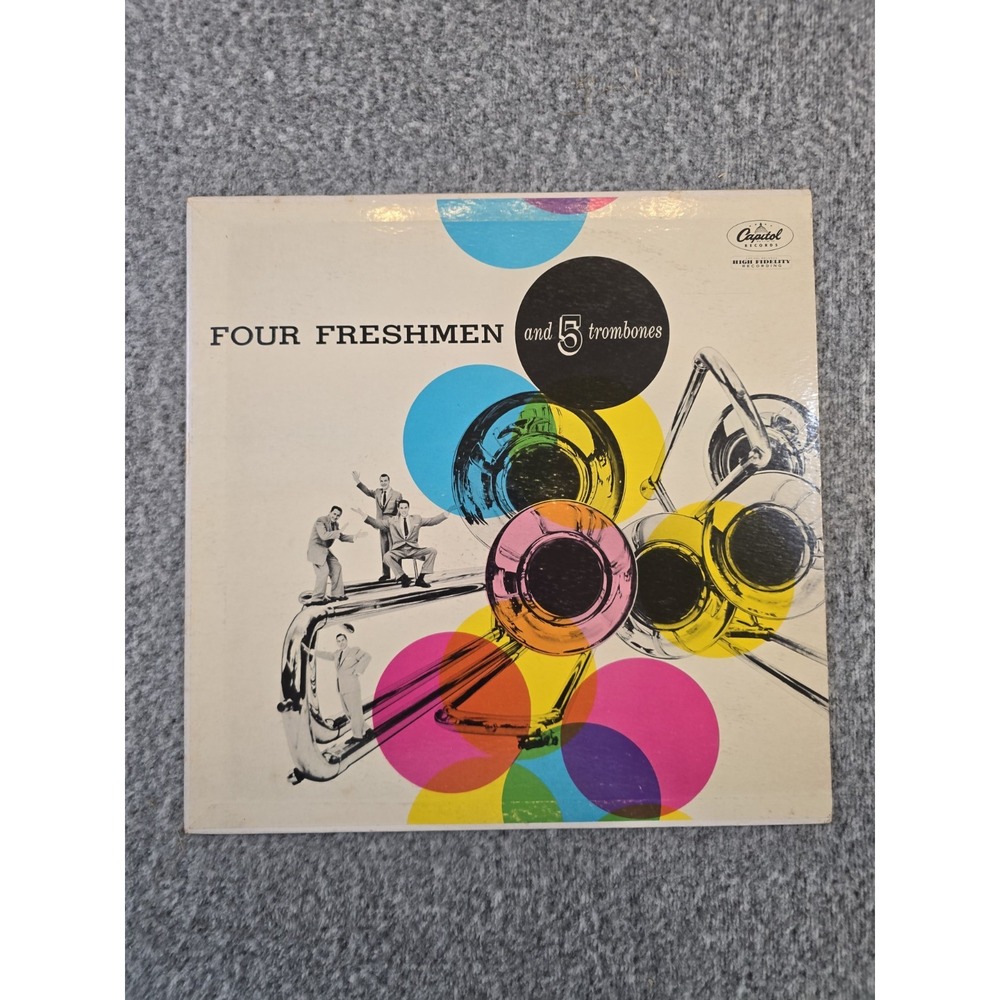 Four Freshmen and 5 Trombones Capitol T 683 Mono 1956 Vynil LP Pre-owned